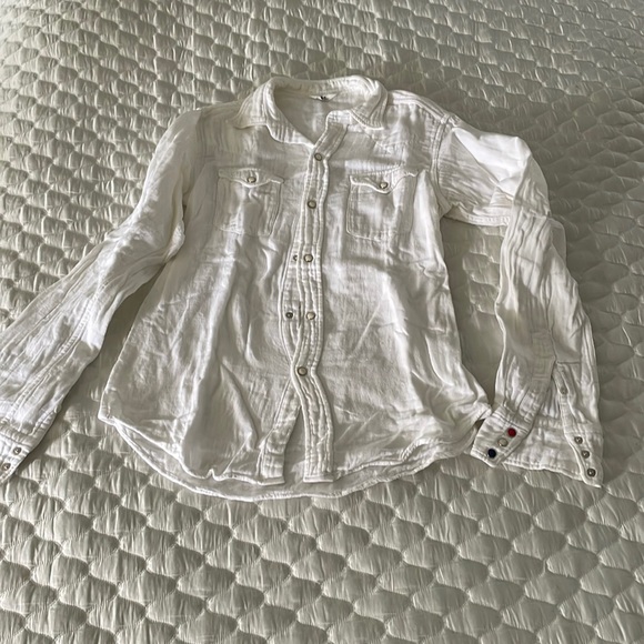 45rpm white button down - Picture 1 of 8